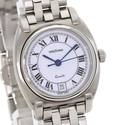 WALTHAM Round face Watches 55431.30 Stainless Steel/Stainless Steel Ladies