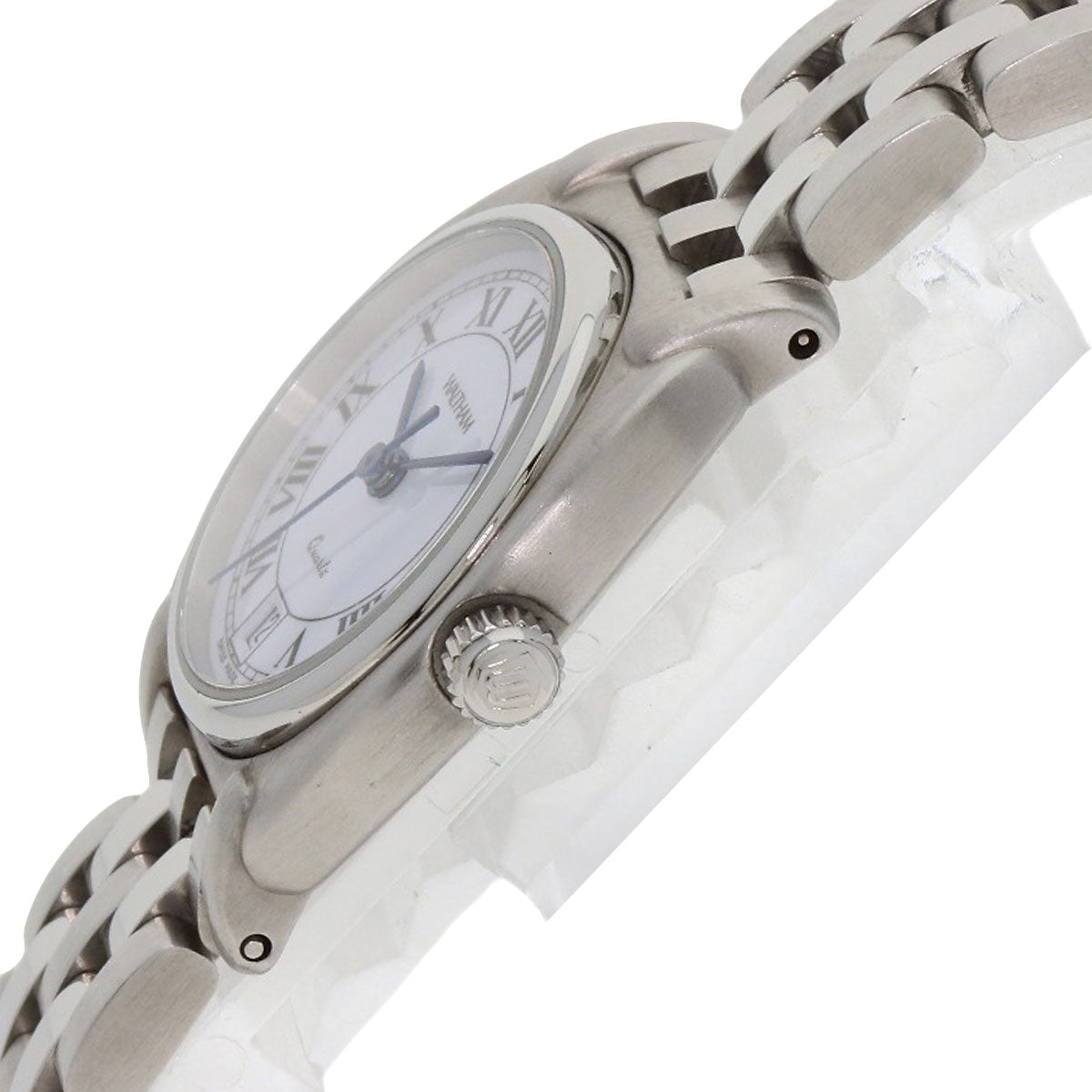 WALTHAM Round face Watches 55431.30 Stainless Steel/Stainless Steel Ladies