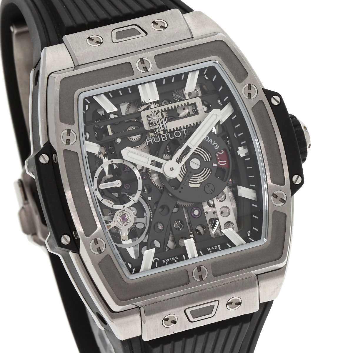 HUBLOT Spirit of Big Bang Mecha-10 Watches 614.NX.1170.RX Titanium/Rubber mens