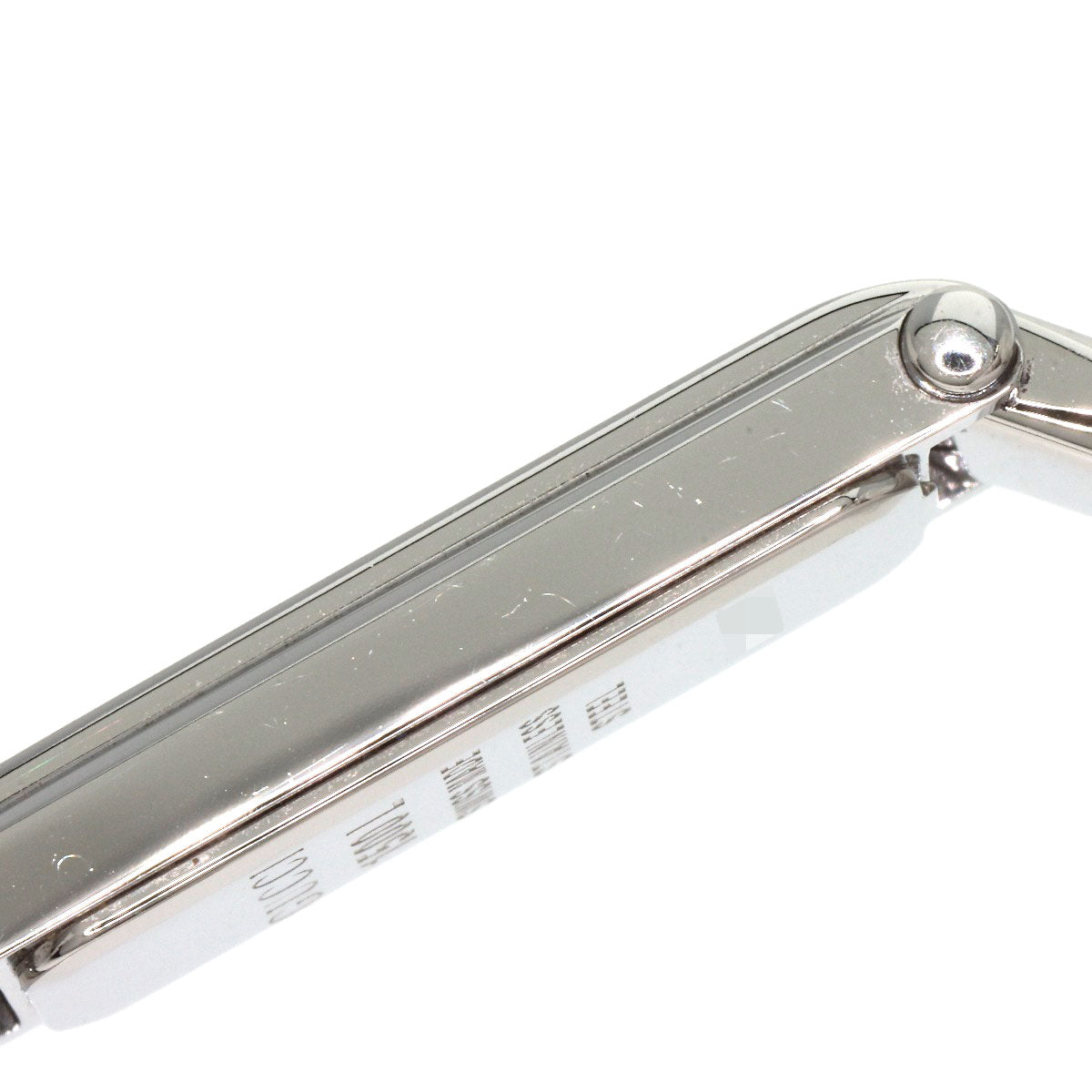 GUCCI Square Face 1P Diamond Bangle Watches 1500L Stainless Steel/Stainless Steel Ladies