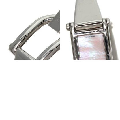 GUCCI Square Face 1P Diamond Bangle Watches 1500L Stainless Steel/Stainless Steel Ladies