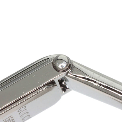 GUCCI Square Face 1P Diamond Bangle Watches 1500L Stainless Steel/Stainless Steel Ladies