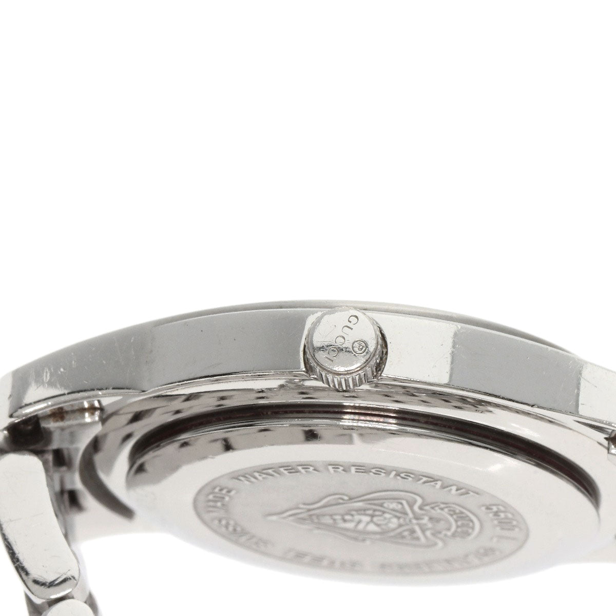 GUCCI Round face Watches 5500L Stainless Steel/Stainless Steel Ladies