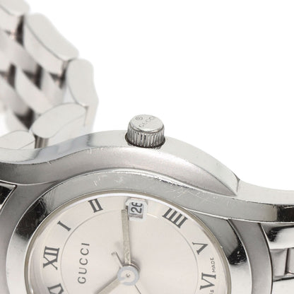 GUCCI Round face Watches 5500L Stainless Steel/Stainless Steel Ladies