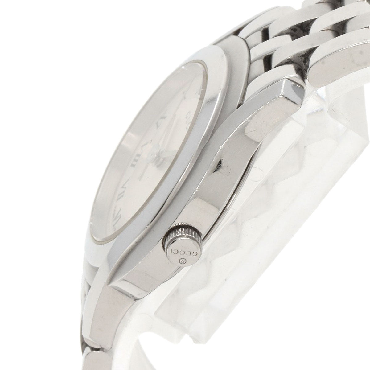 GUCCI Round face Watches 5500L Stainless Steel/Stainless Steel Ladies