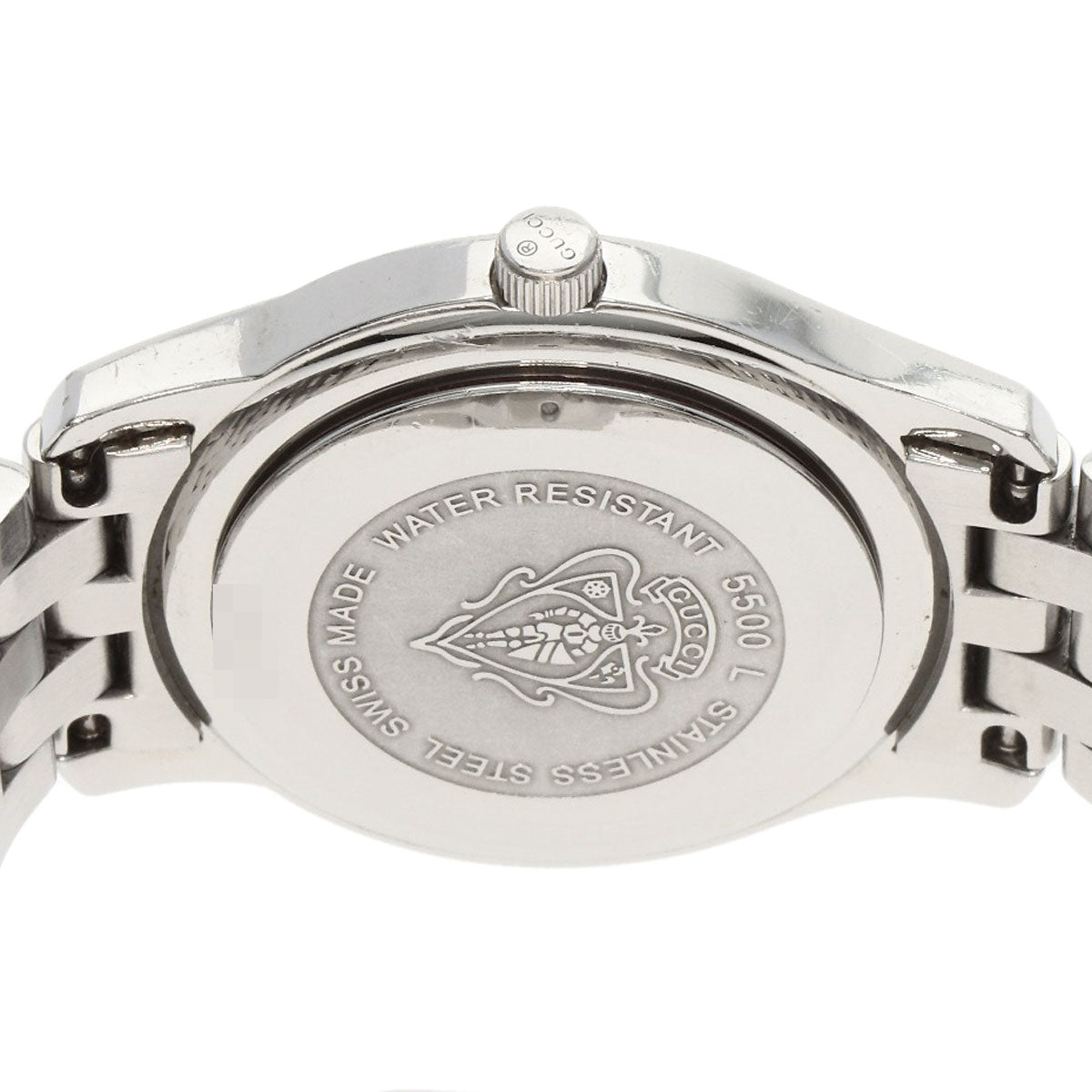 GUCCI Round face Watches 5500L Stainless Steel/Stainless Steel Ladies