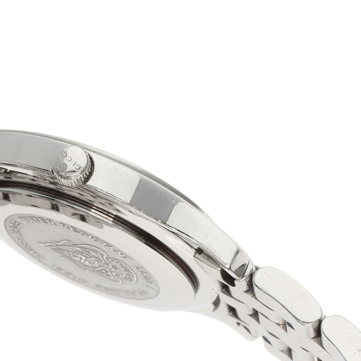 GUCCI Round face Watches 5500L Stainless Steel/Stainless Steel Ladies