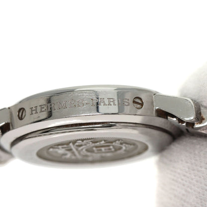 HERMES Clipper Nacle 12P DiamondBezel Watches CL4.230 Stainless Steel/Stainless Steel Ladies