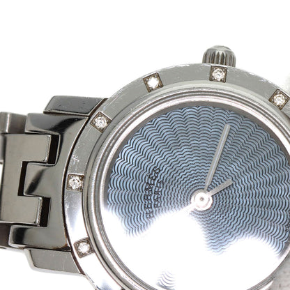 HERMES Clipper Nacle 12P DiamondBezel Watches CL4.230 Stainless Steel/Stainless Steel Ladies