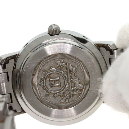 HERMES Clipper Nacle 12P DiamondBezel Watches CL4.230 Stainless Steel/Stainless Steel Ladies