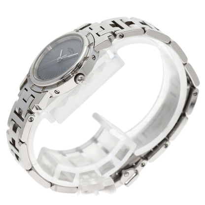 HERMES Clipper Nacle 12P DiamondBezel Watches CL4.230 Stainless Steel/Stainless Steel Ladies
