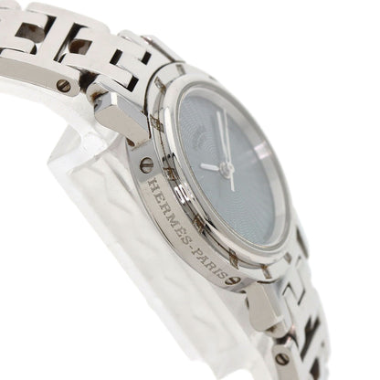 HERMES Clipper Nacle 12P DiamondBezel Watches CL4.230 Stainless Steel/Stainless Steel Ladies