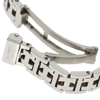HERMES Clipper Nacle 12P DiamondBezel Watches CL4.230 Stainless Steel/Stainless Steel Ladies
