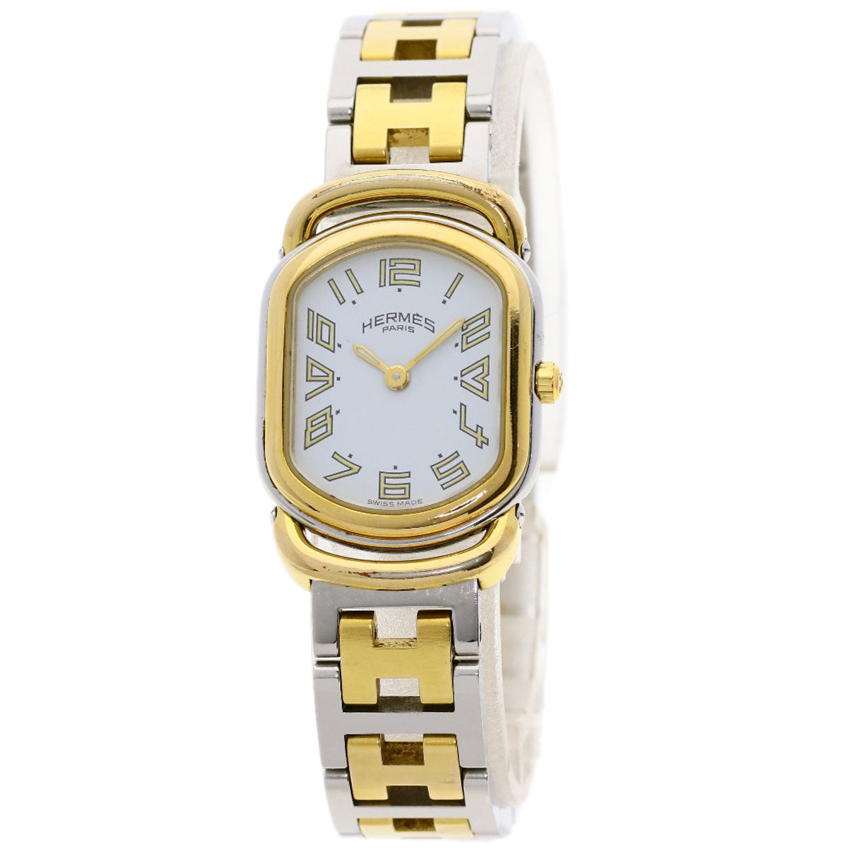 HERMES Rally Watches RA1.240 Stainless Steel/SSxGP Ladies