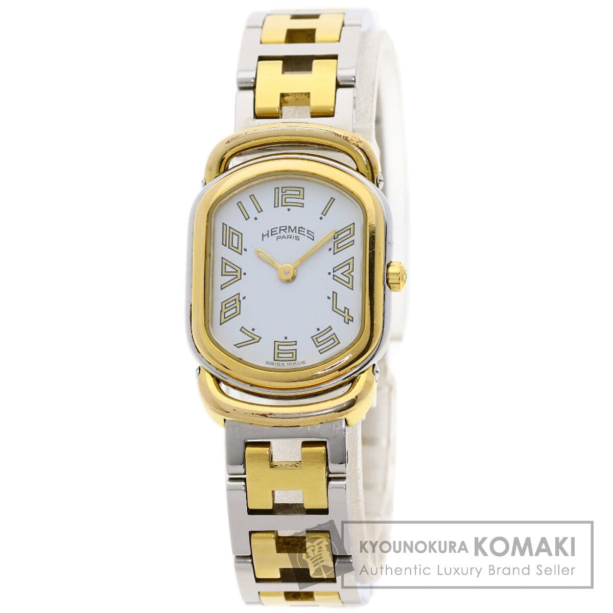 HERMES Rally Watches RA1.240 Stainless Steel/SSxGP Ladies
