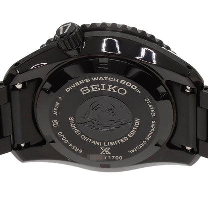 SEIKO Prospex Divers 1968 Heritage GMT Shohei Otani 2025 Limited Edition Model Watches SBEJ023 Stainless Steel/Stainless Steel mens