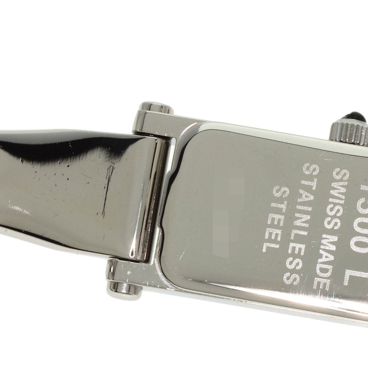 GUCCI Square face bangle Watches 1500L Stainless Steel/Stainless Steel Ladies