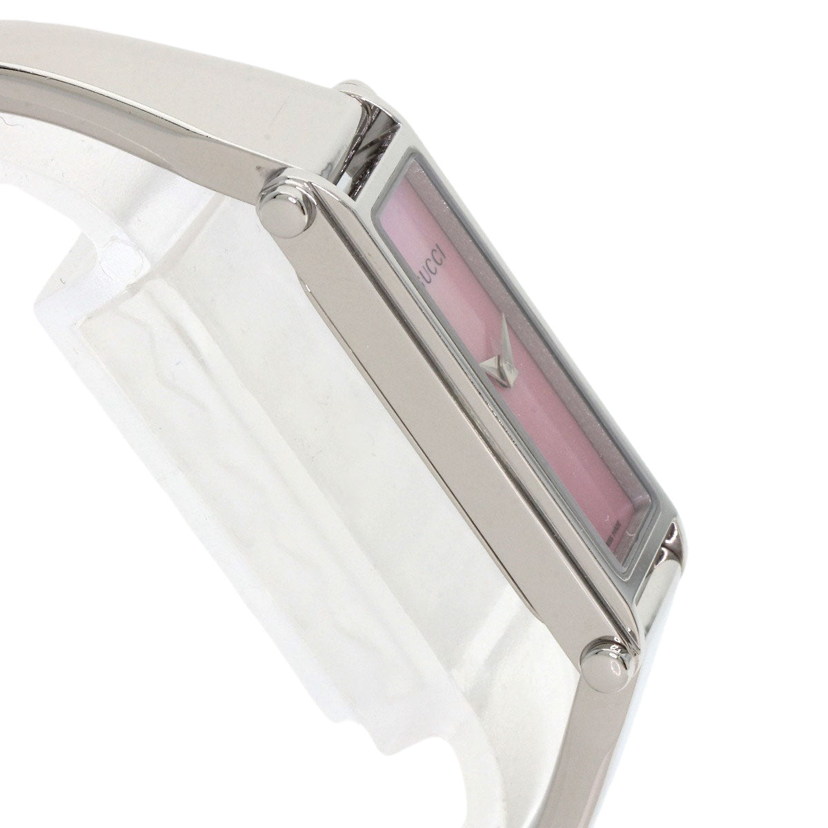 GUCCI Square face bangle Watches 1500L Stainless Steel/Stainless Steel Ladies