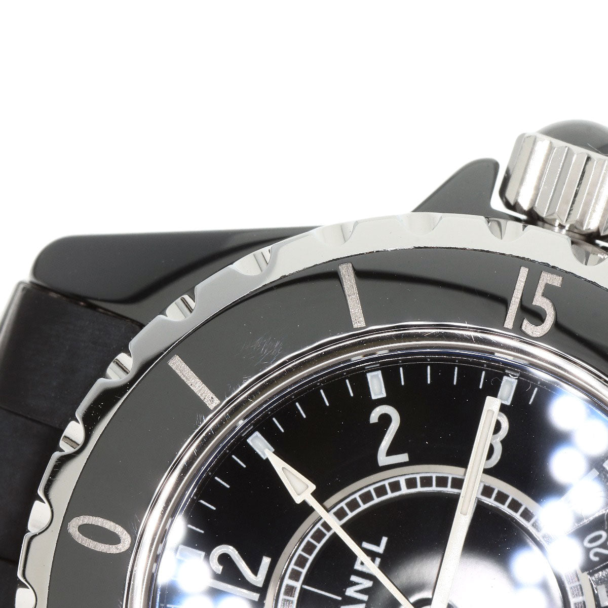 CHANEL J12 1.3" Watches H0681 Ceramic/Rubber Ladies