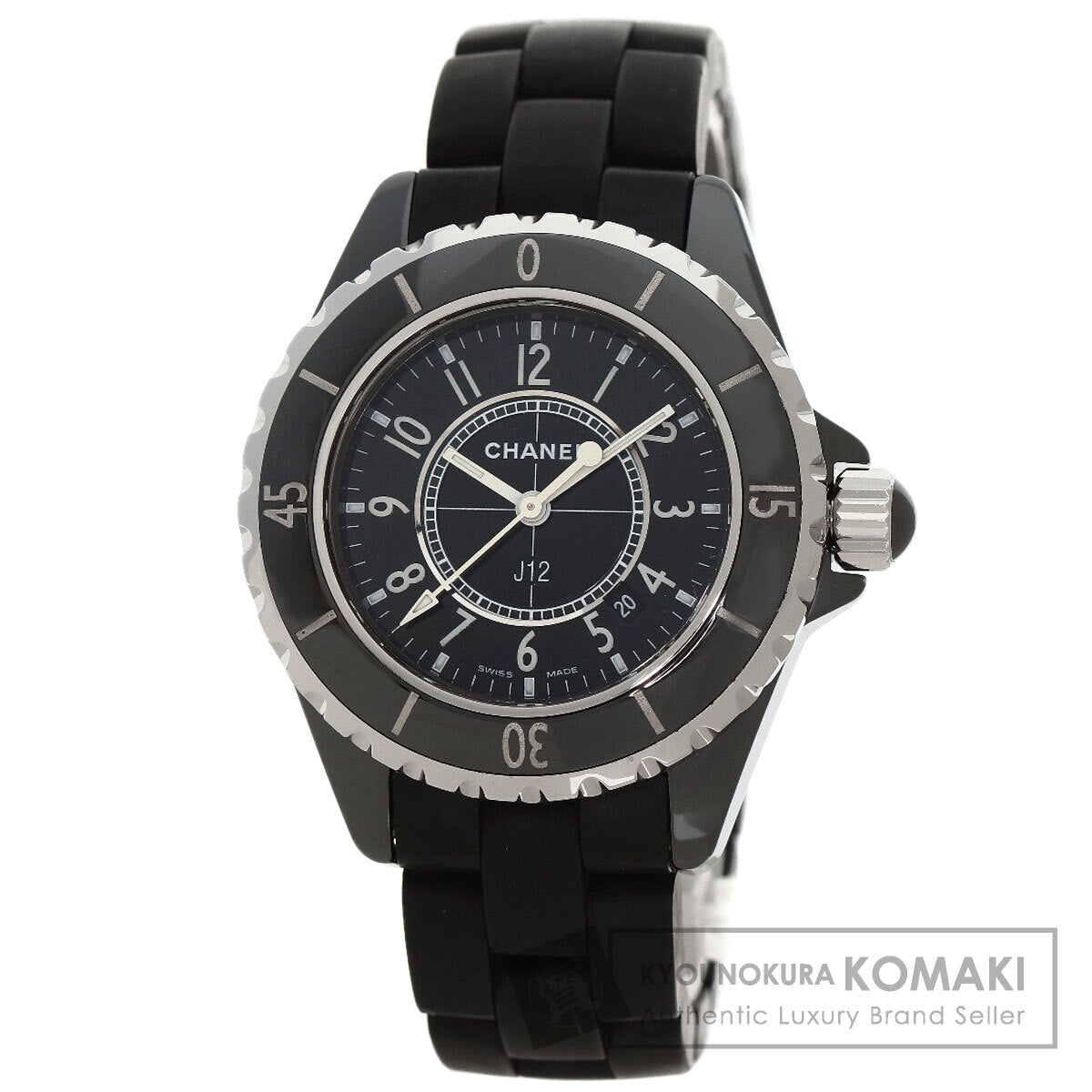 CHANEL J12 1.3" Watches H0681 Ceramic/Rubber Ladies