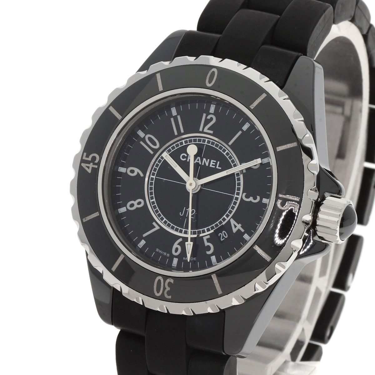 CHANEL J12 1.3" Watches H0681 Ceramic/Rubber Ladies