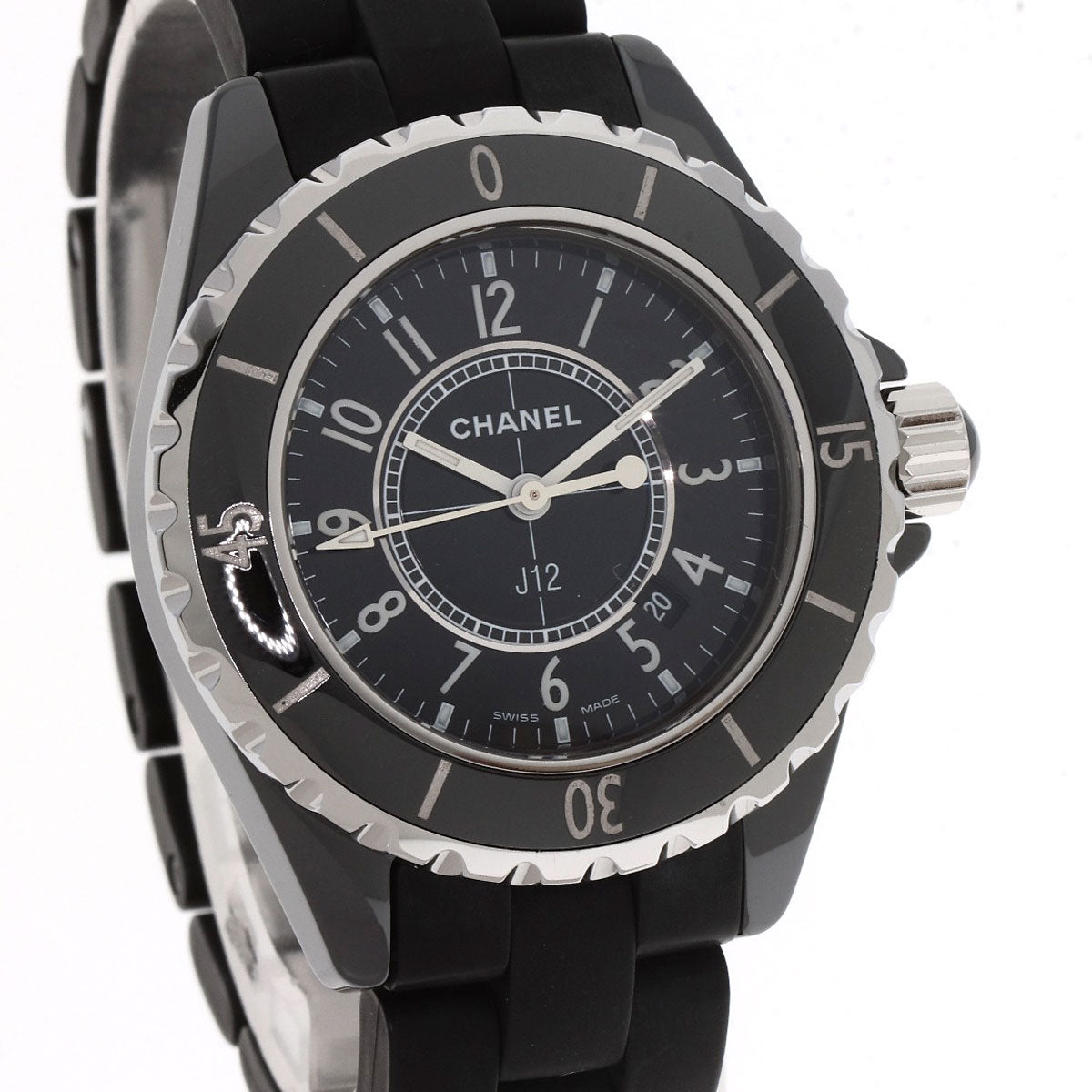 CHANEL J12 1.3" Watches H0681 Ceramic/Rubber Ladies