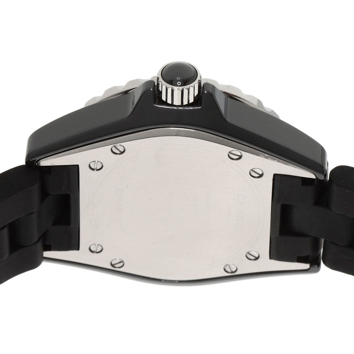 CHANEL J12 1.3" Watches H0681 Ceramic/Rubber Ladies