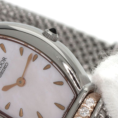 SEIKO CREDOR Diamond Watches GSTE966 1E70-3B90 Stainless Steel/SSxK18PG Ladies