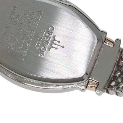 SEIKO CREDOR Diamond Watches GSTE966 1E70-3B90 Stainless Steel/SSxK18PG Ladies