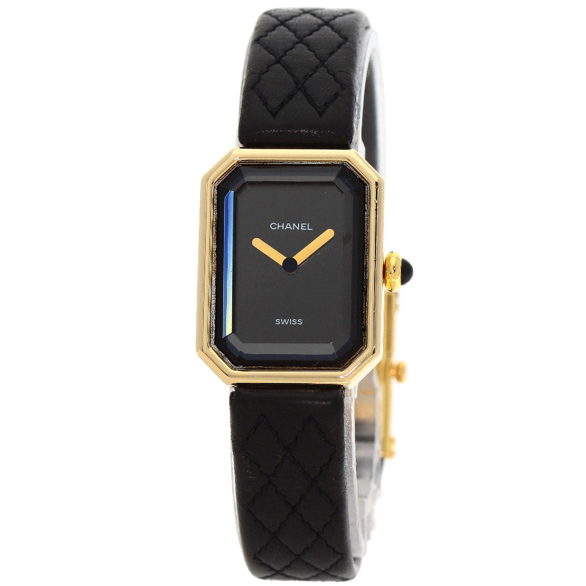 CHANEL Premiere Watches H0090 K18 Yellow Gold/Leather Ladies