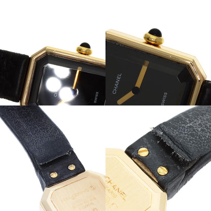 CHANEL Premiere Watches H0090 K18 Yellow Gold/Leather Ladies