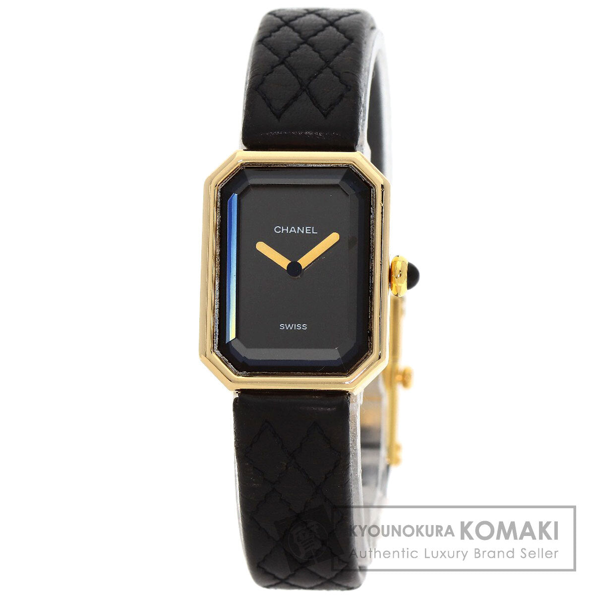 CHANEL Premiere Watches H0090 K18 Yellow Gold/Leather Ladies