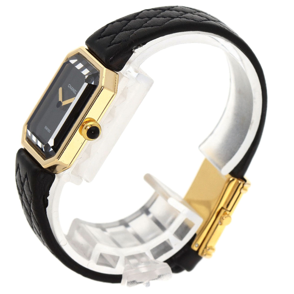 CHANEL Premiere Watches H0090 K18 Yellow Gold/Leather Ladies