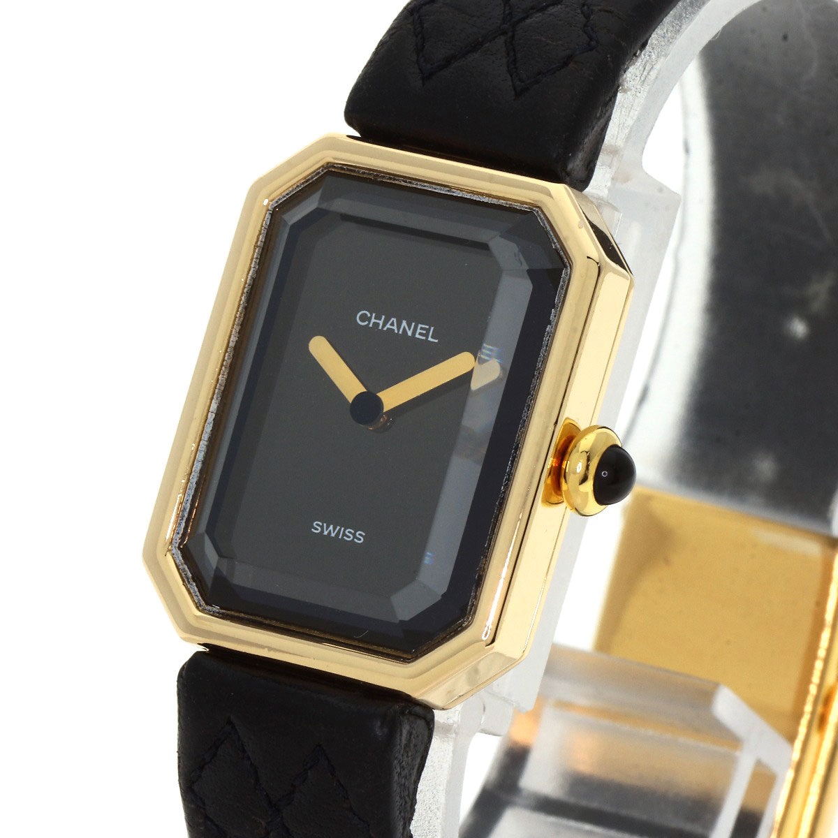 CHANEL Premiere Watches H0090 K18 Yellow Gold/Leather Ladies