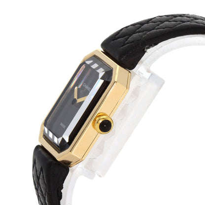 CHANEL Premiere Watches H0090 K18 Yellow Gold/Leather Ladies