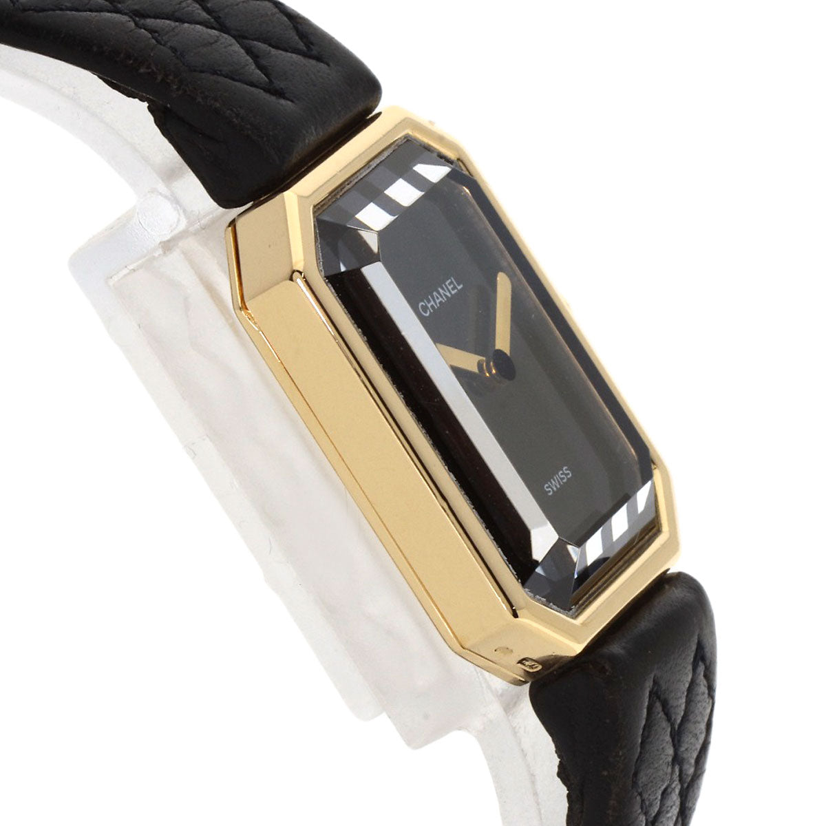 CHANEL Premiere Watches H0090 K18 Yellow Gold/Leather Ladies