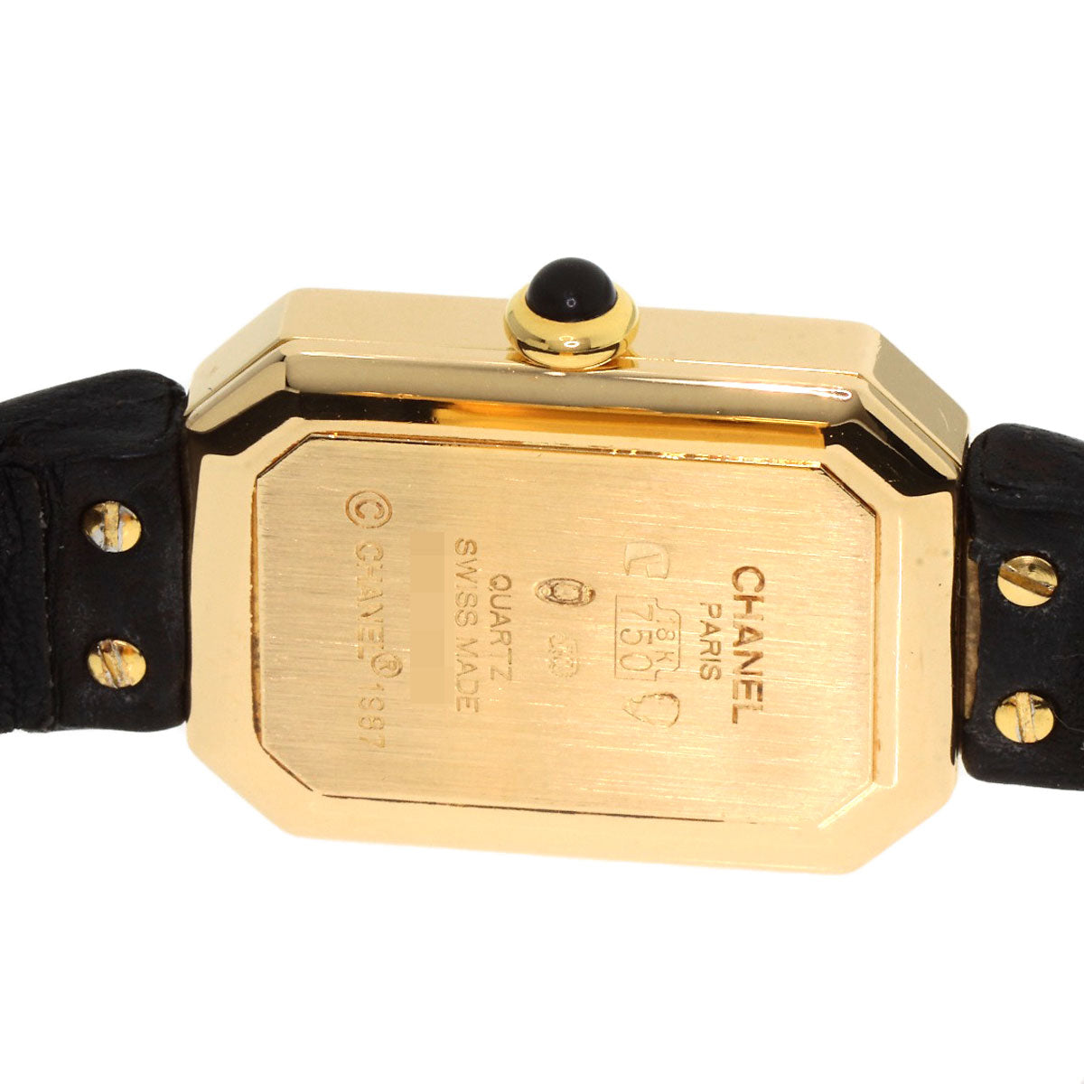 CHANEL Premiere Watches H0090 K18 Yellow Gold/Leather Ladies