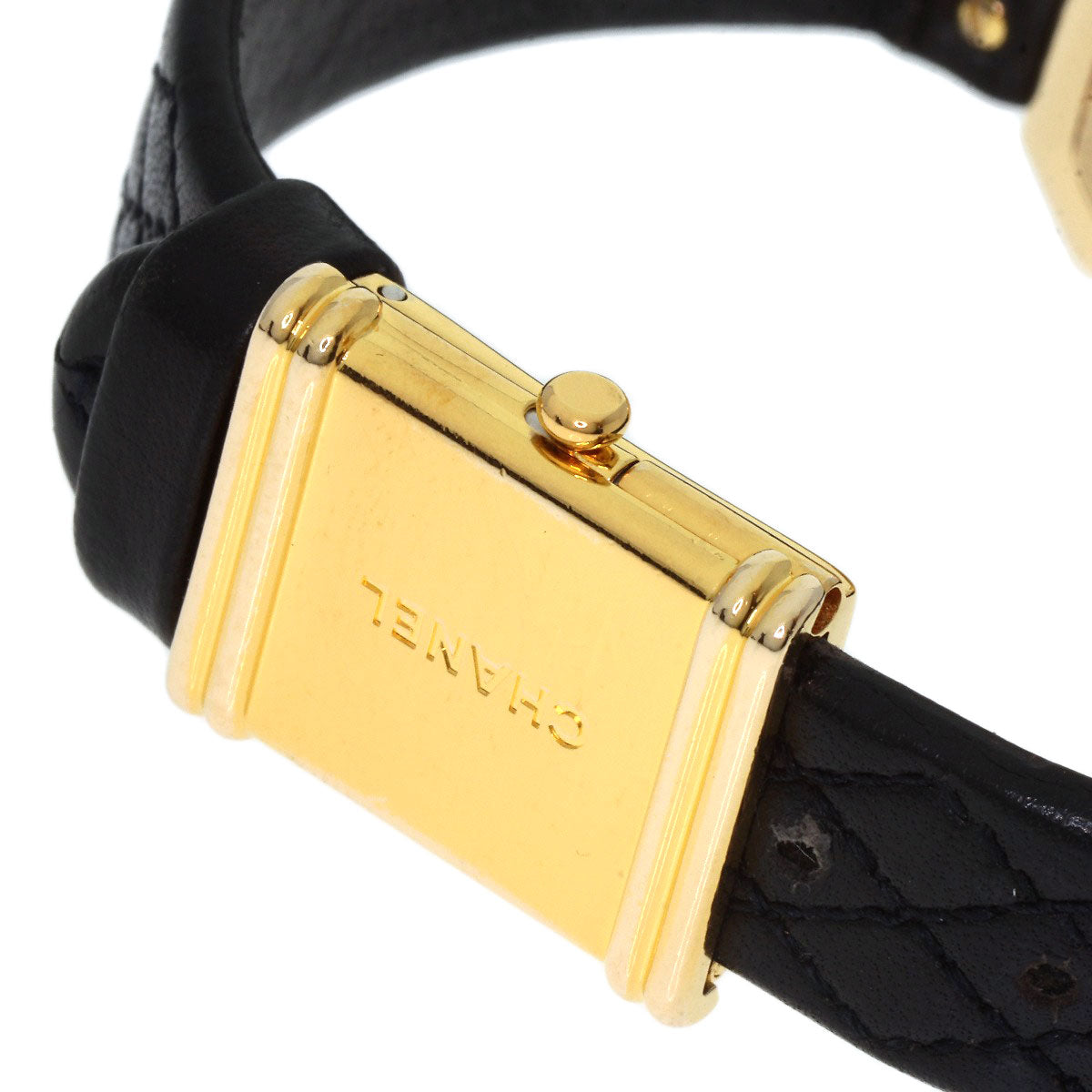 CHANEL Premiere Watches H0090 K18 Yellow Gold/Leather Ladies