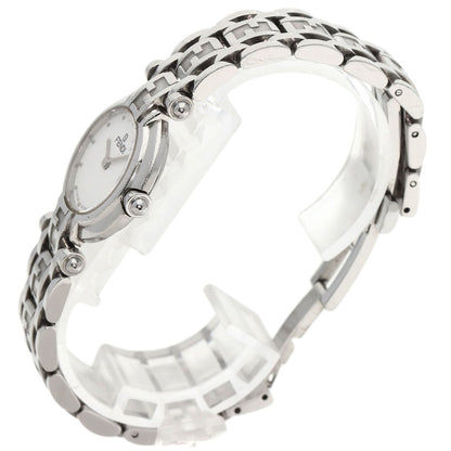 FENDI Zucca pattern round face Watches 750L Stainless Steel/Stainless Steel Ladies