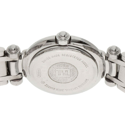 FENDI Zucca pattern round face Watches 750L Stainless Steel/Stainless Steel Ladies