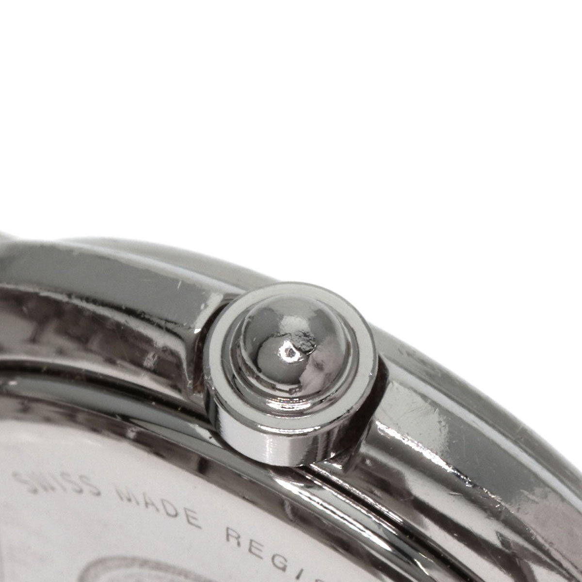 FENDI Zucca pattern round face Watches 750L Stainless Steel/Stainless Steel Ladies