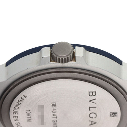 BVLGARI Aluminum GMT Watches BB40ATGMT aluminum/Rubber mens