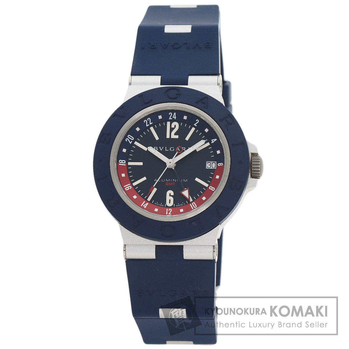 BVLGARI Aluminum GMT Watches BB40ATGMT aluminum/Rubber mens