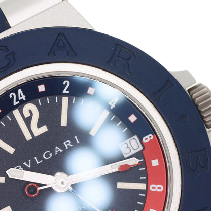 BVLGARI Aluminum GMT Watches BB40ATGMT aluminum/Rubber mens