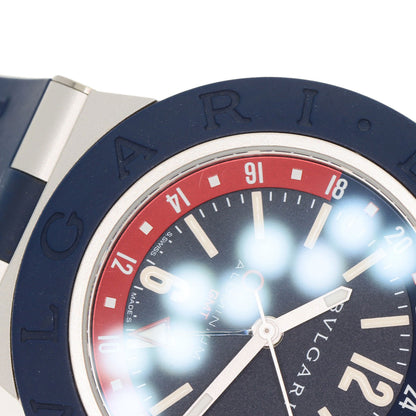 BVLGARI Aluminum GMT Watches BB40ATGMT aluminum/Rubber mens