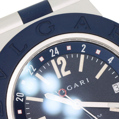 BVLGARI Aluminum GMT Watches BB40ATGMT aluminum/Rubber mens
