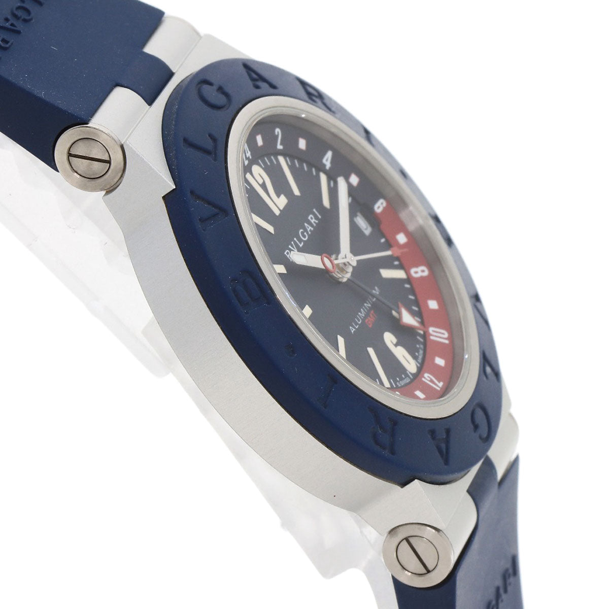 BVLGARI Aluminum GMT Watches BB40ATGMT aluminum/Rubber mens