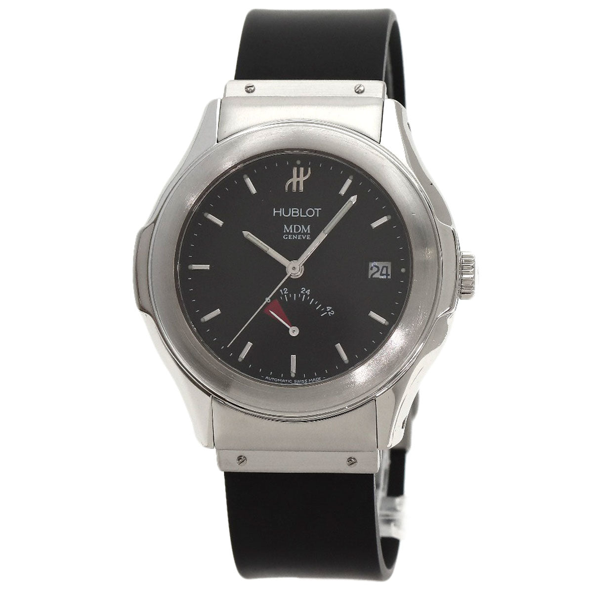 HUBLOT MDM Power Reserve Watches  Stainless Steel/Rubber mens