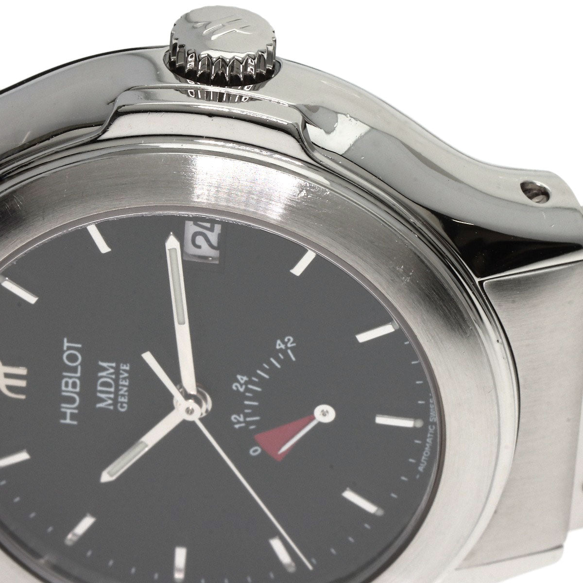 HUBLOT MDM Power Reserve Watches  Stainless Steel/Rubber mens