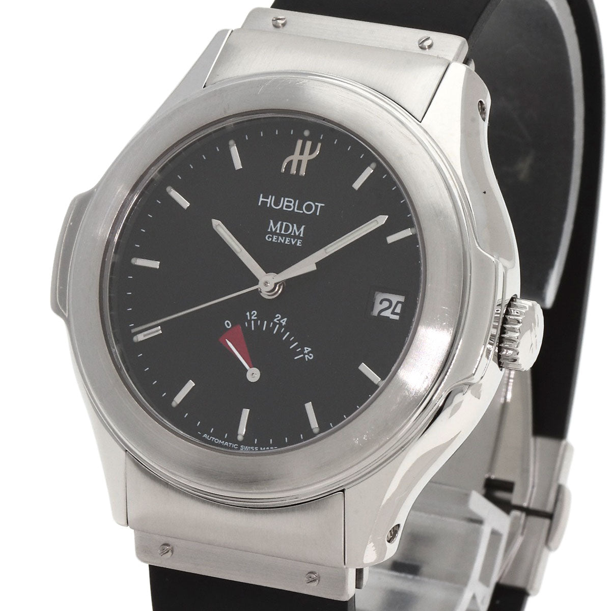 HUBLOT MDM Power Reserve Watches  Stainless Steel/Rubber mens